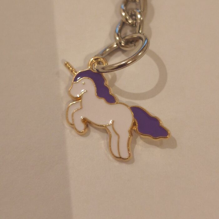 White Purple Unicorn