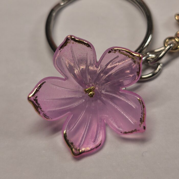 Purple Flower with Pink Flower