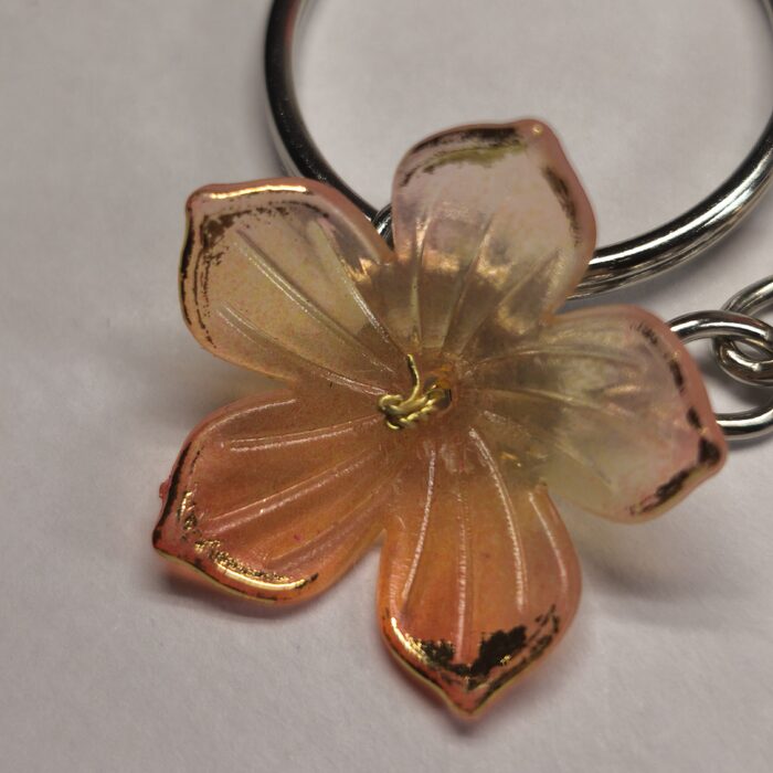 Orange Flower with Yellow Music Note