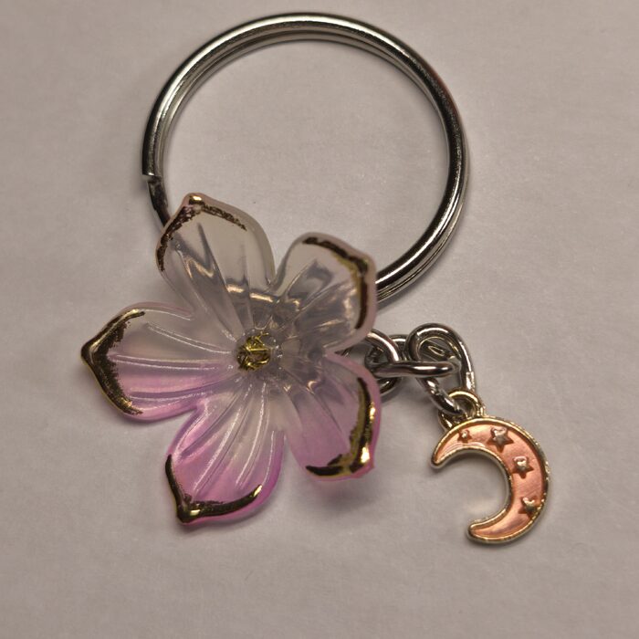 Liliac Flower with Peach Moon