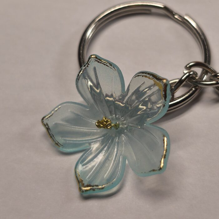 Light Blue Flower with Blue Ukulele