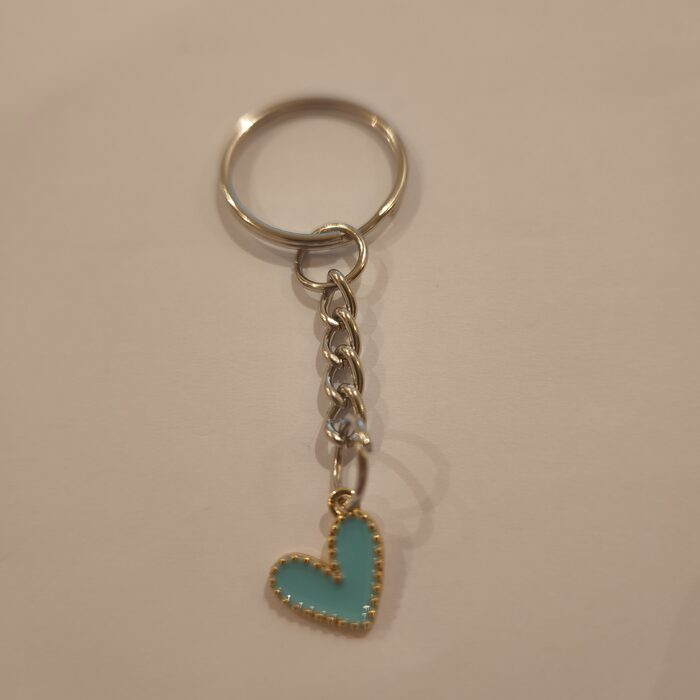 Light Blue Dotted Heart