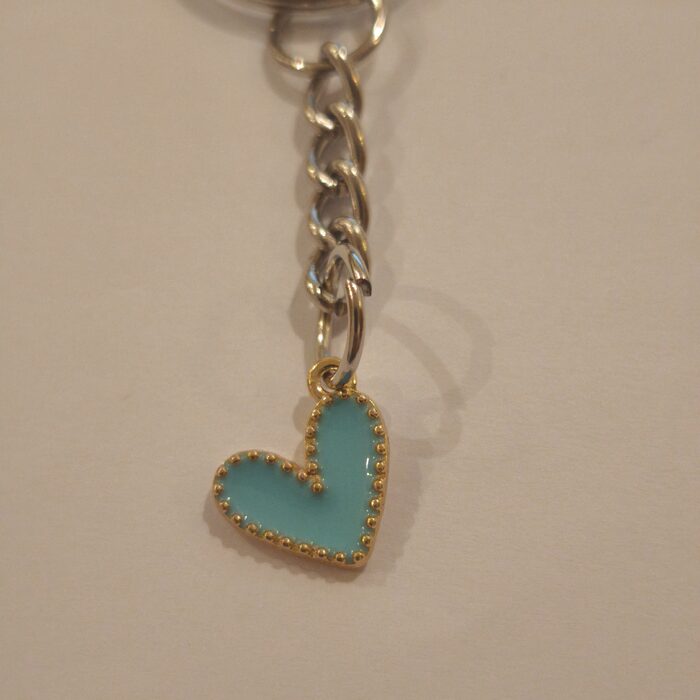 Light Blue Dotted Heart