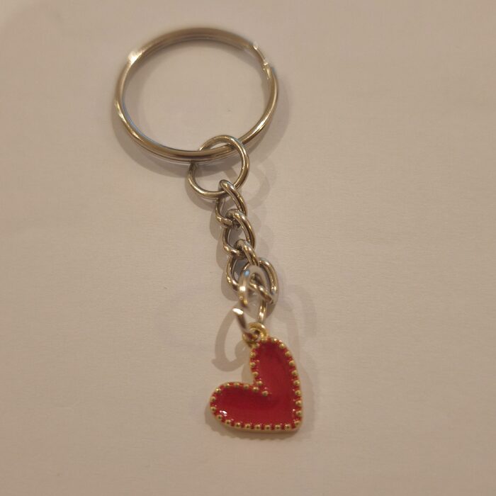 Red Dotted Heart