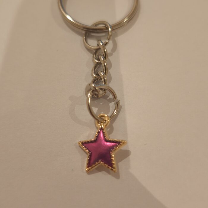 Purple Dotted Star