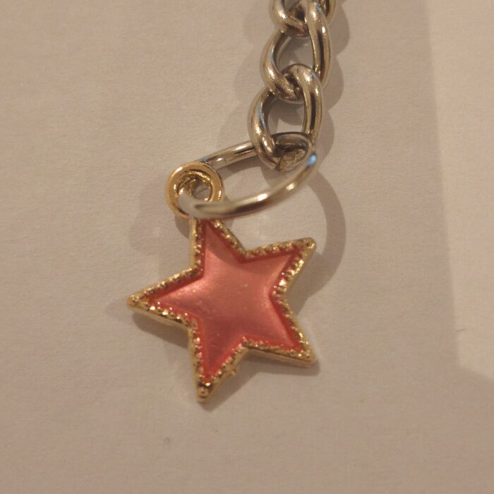 Pink Dotted Star