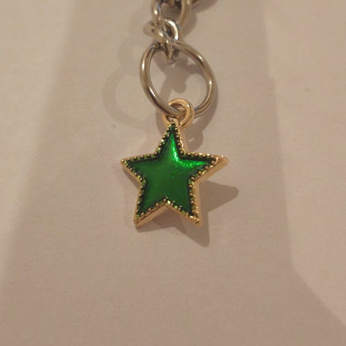 Green Dotted Star