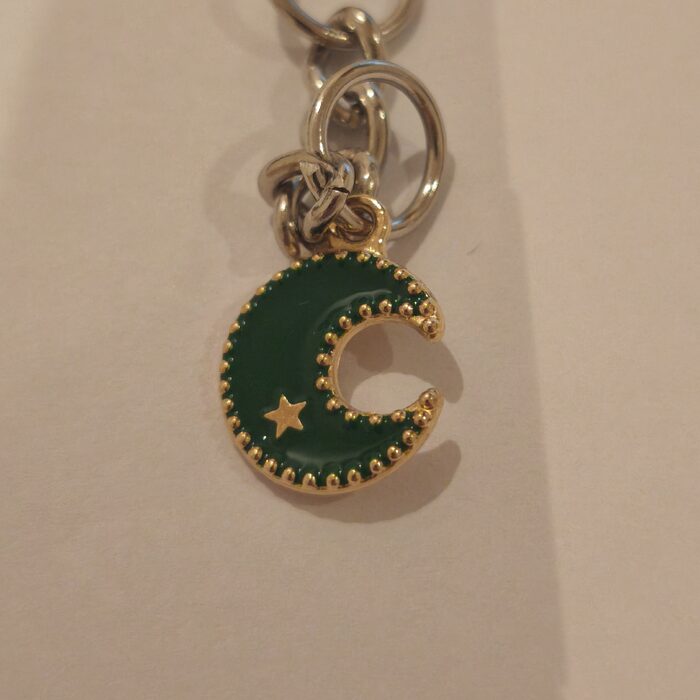 Green Dotted Moon