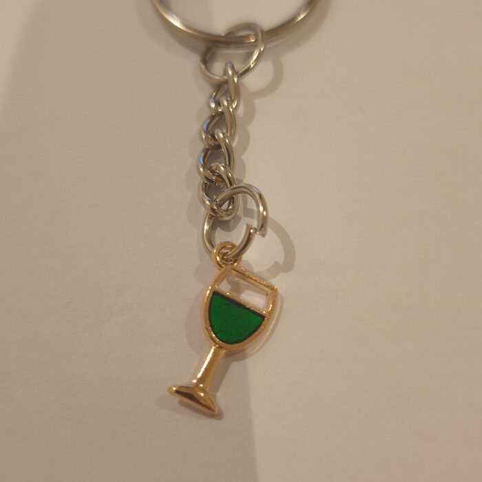 Green Wine Glass