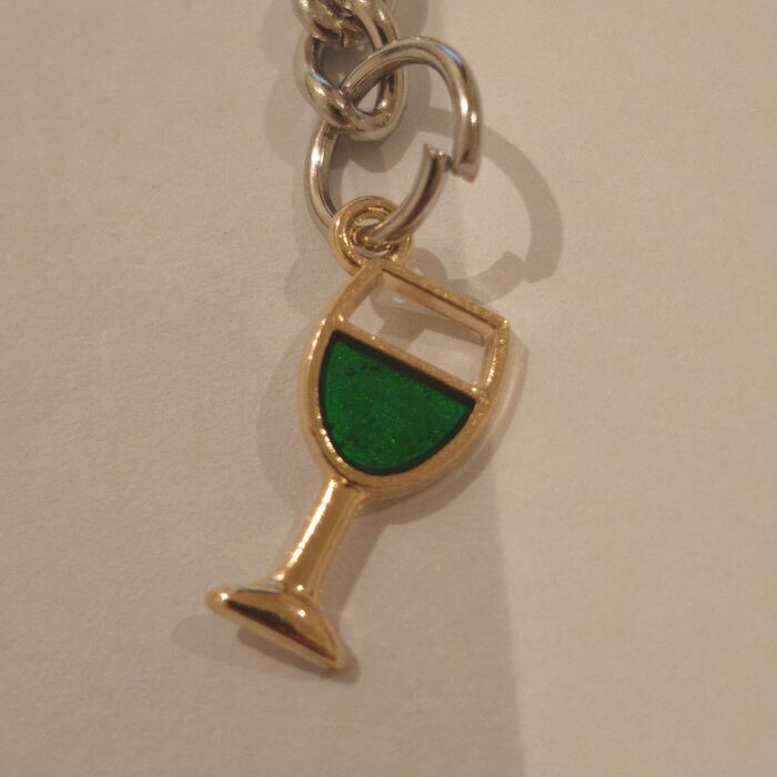 Green Wine Glass