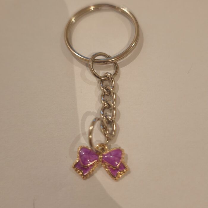 Purple Dotted Ribbon